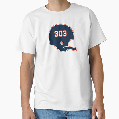 Denver Broncos 303 Helmet T-Shirt - Casual Everyday Wear for Adults - T-Shirt, Sweatshirt, Hoodie