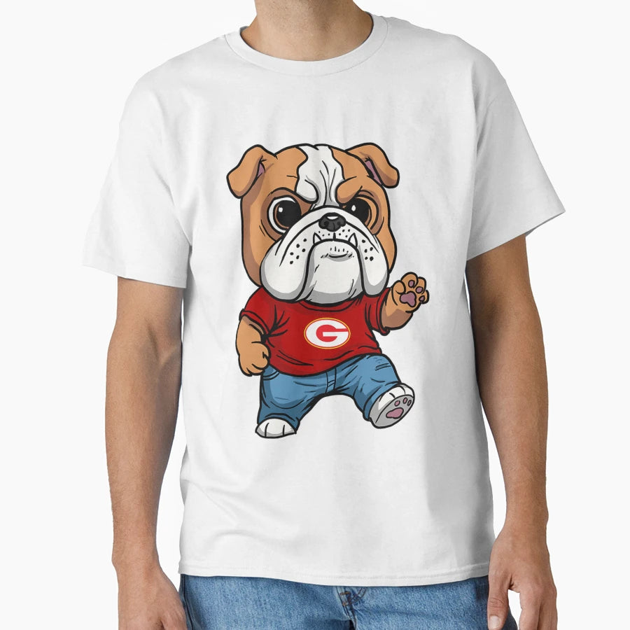 Goochland Bulldog T-Shirt - Minimalist Print for Adults - T-Shirt, Sweatshirt, Hoodie