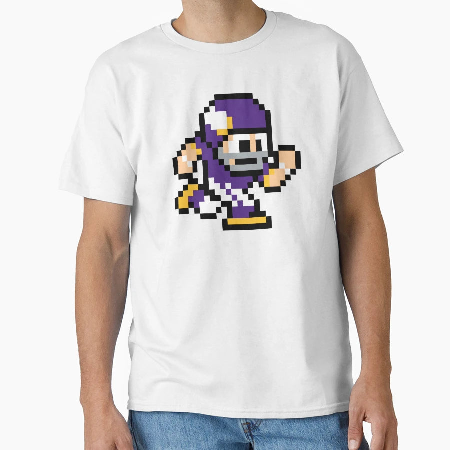 Minnesota Vikings Tecmo Super Bowl T-Shirt - Unique Graphic Unisex - T-Shirt, Sweatshirt, Hoodie