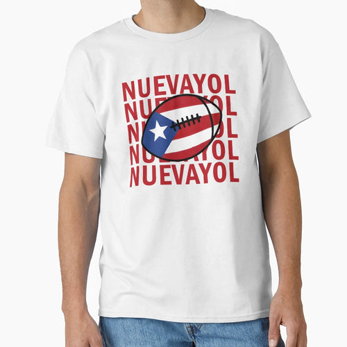 Nuevayol Puerto Rican Football T-Shirt - Streetwear Style for Adults - T-Shirt, Sweatshirt, Hoodie