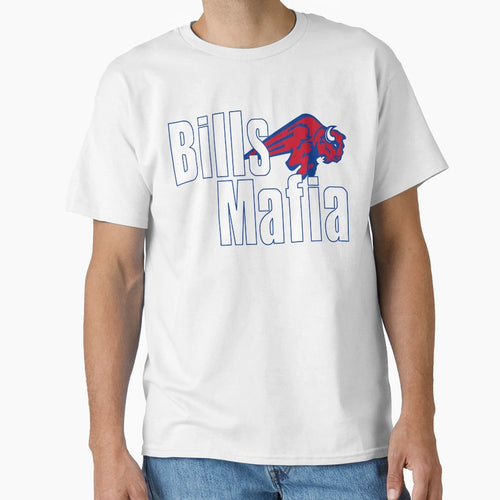 Buffalo Mafia Charging Bison T-Shirt - Graphic Print for Adults - T-Shirt, Sweatshirt, Hoodie
