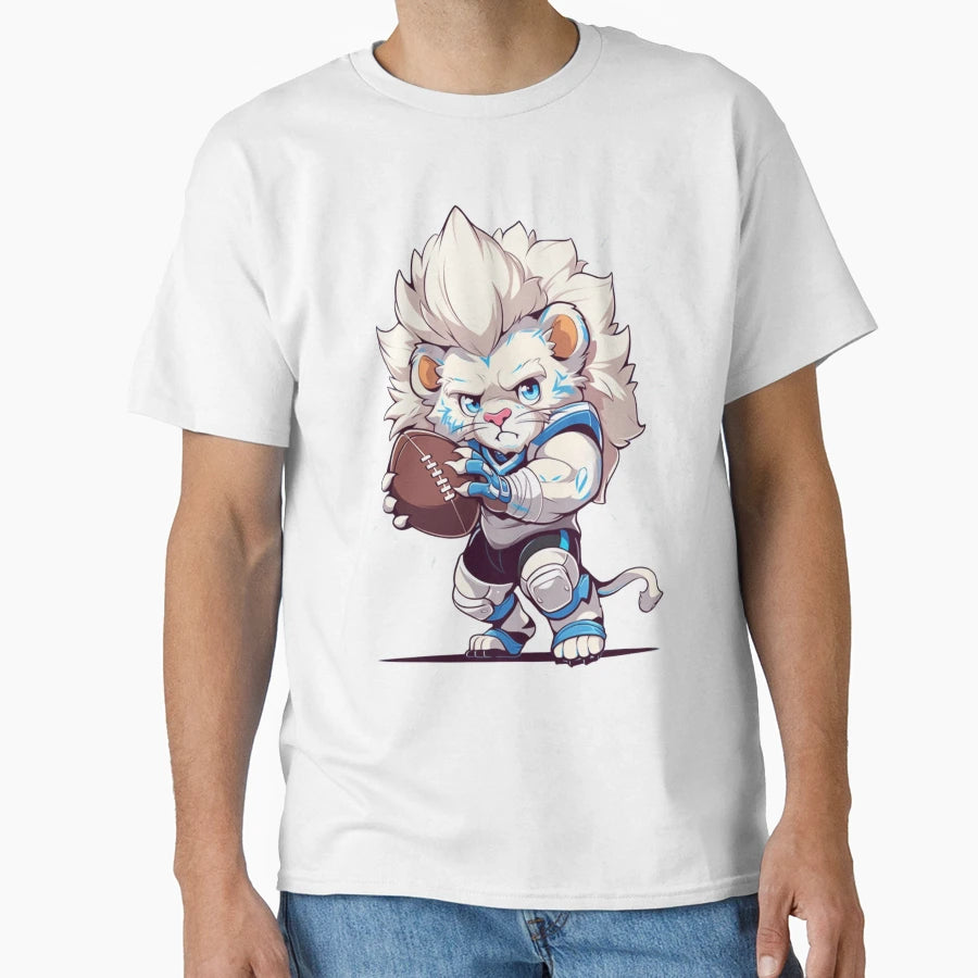 Chibi Detroit Lions T-Shirt - Casual Everyday Wear Men Women - T-Shirt, Sweatshirt, Hoodie