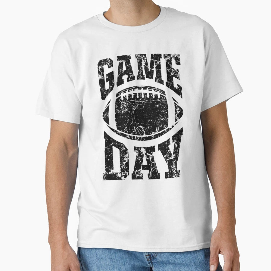 Game Day Football Season Funny Team T-Shirt - Aesthetic Graphic Men Women - T-Shirt, Sweatshirt, Hoodie