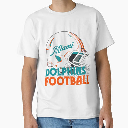 Art Miami Dolphins T-Shirt - Novelty Apparel for Adults - T-Shirt, Sweatshirt, Hoodie
