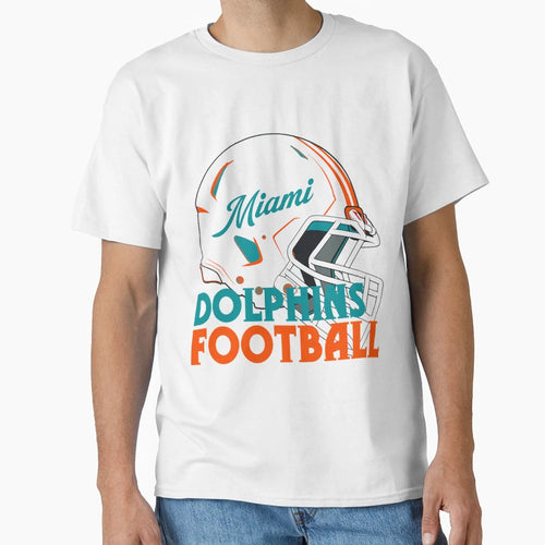 Art Miami Dolphins T-Shirt - Novelty Apparel for Adults - T-Shirt, Sweatshirt, Hoodie