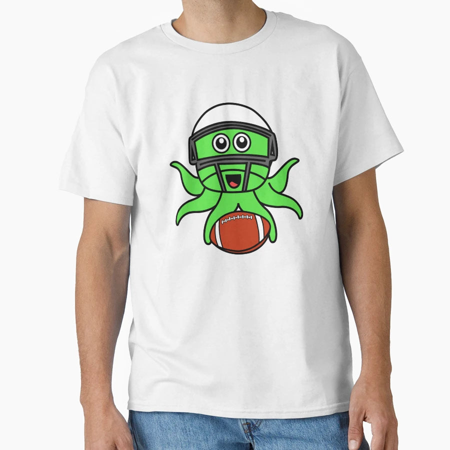 Octopia Art American Football Drawing T-Shirt - Custom Art Print Men Women - T-Shirt, Sweatshirt, Hoodie