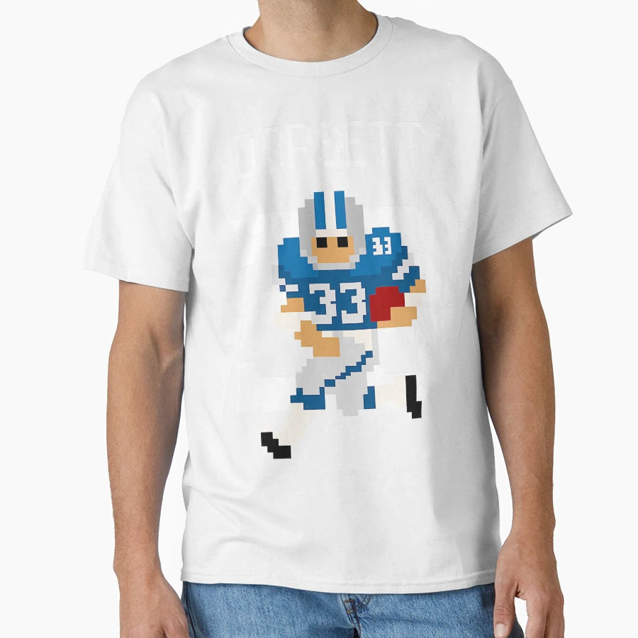 Pixel Running Back 33 T-Shirt - Streetwear Style for Adults - T-Shirt, Sweatshirt, Hoodie