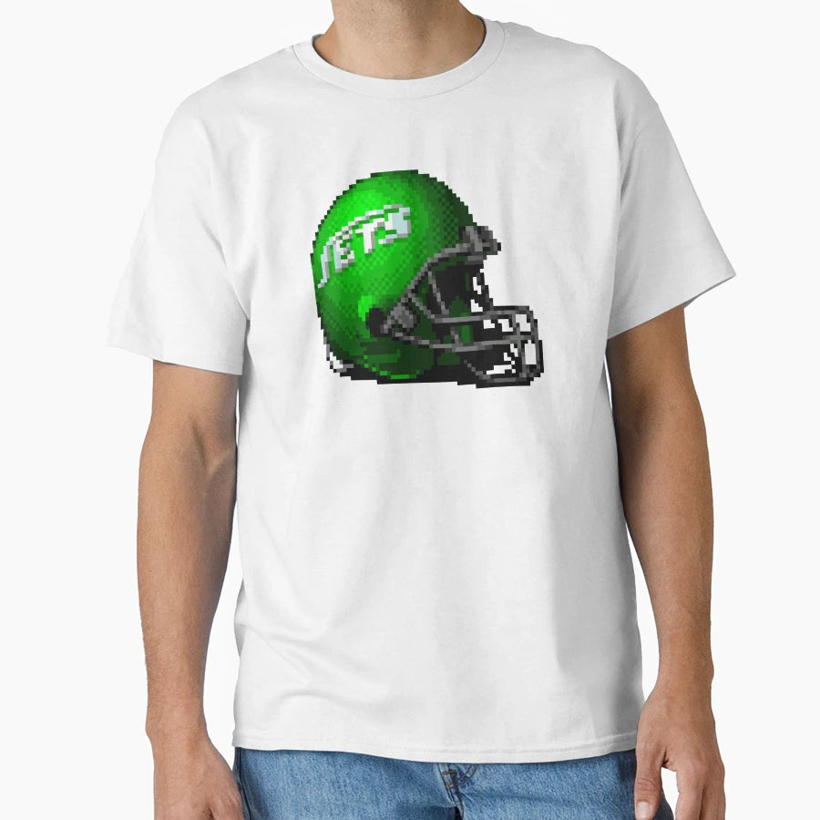 Jets Helmet Sprite T-Shirt - Minimalist Print Men Women - T-Shirt, Sweatshirt, Hoodie