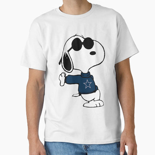 Snoopy Dallas Cowboys T-Shirt - Aesthetic Graphic Unisex - T-Shirt, Sweatshirt, Hoodie