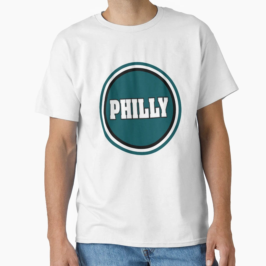 Philly Circle T-Shirt - Minimalist Print Men Women - T-Shirt, Sweatshirt, Hoodie