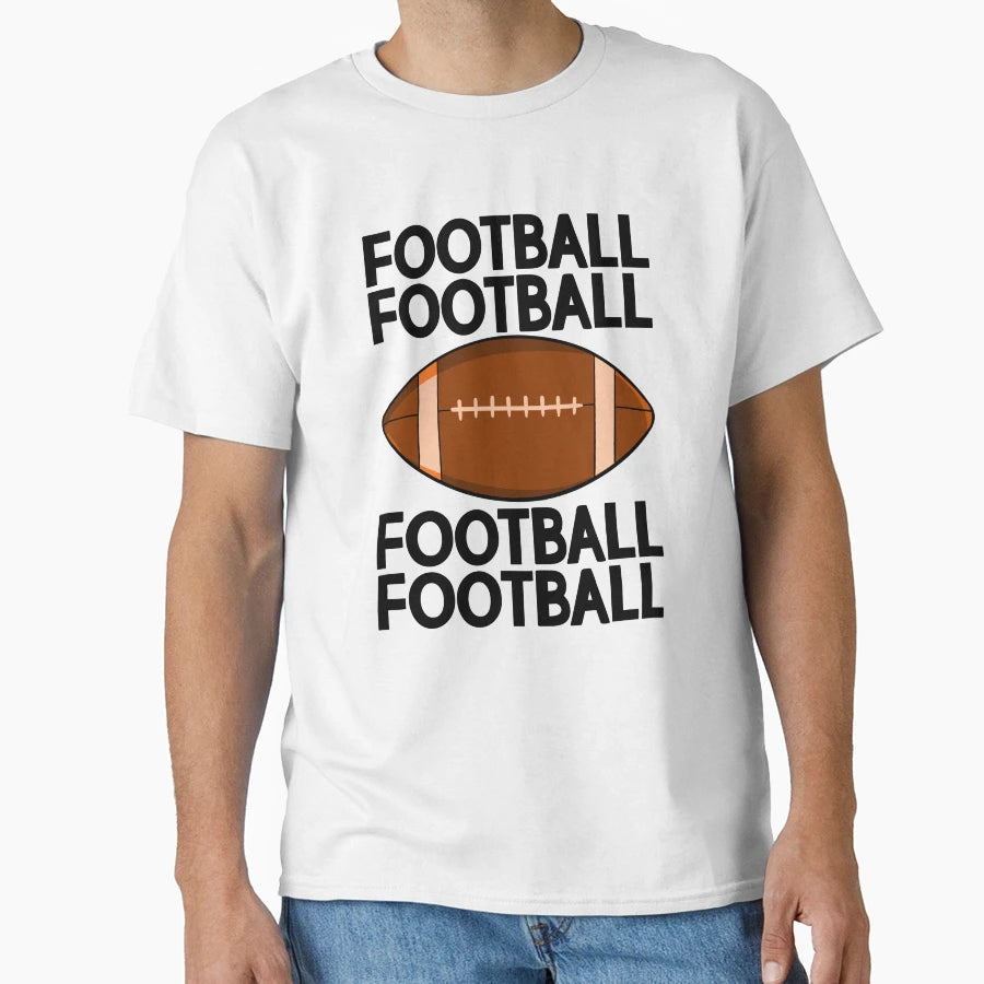 Football T-Shirt - Minimalist Print Men Women - T-Shirt, Sweatshirt, Hoodie