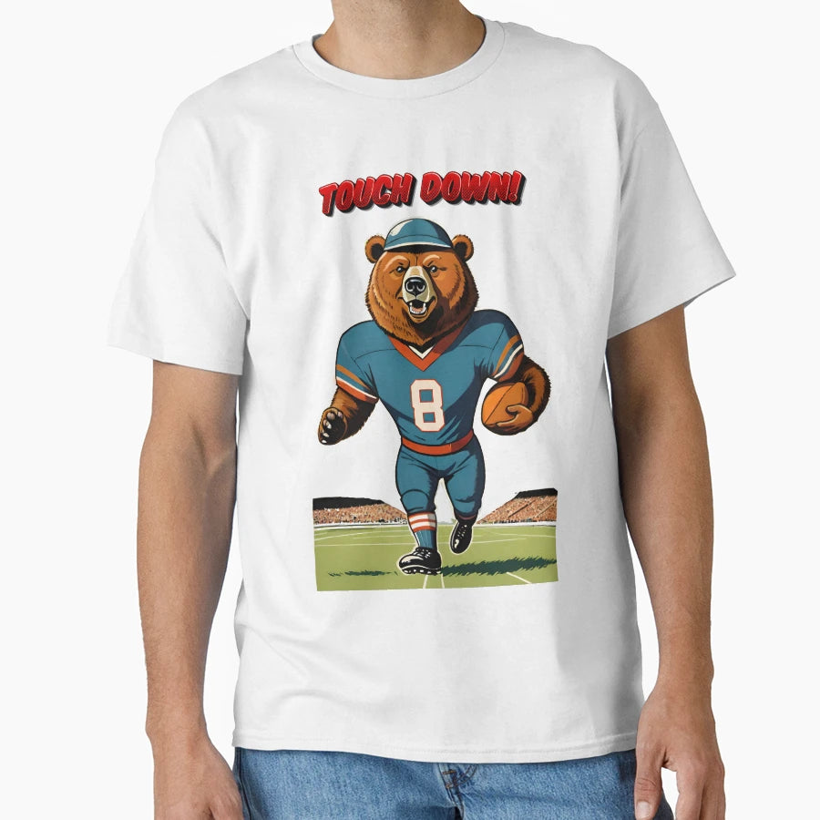 Touch Down T-Shirt - Unique Graphic Men Women - T-Shirt, Sweatshirt, Hoodie