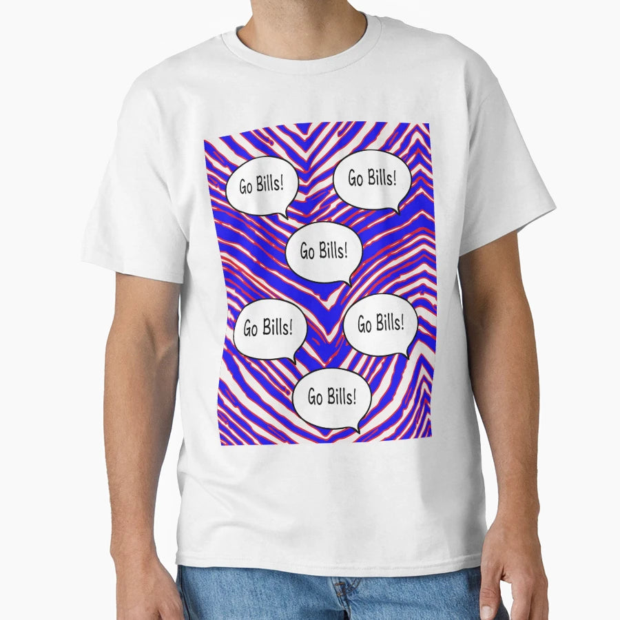Go Bills T-Shirt - Custom Art Print for Adults - T-Shirt, Sweatshirt, Hoodie