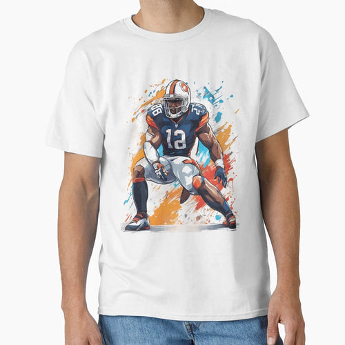 American Football Tight End T-Shirt - Minimalist Print for Adults - T-Shirt, Sweatshirt, Hoodie
