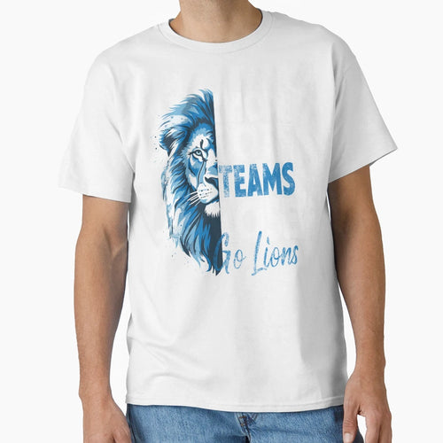 I Hope Both Teams Lose Go Lion Funny T-Shirt - Trendy Graphic for Adults - T-Shirt, Sweatshirt, Hoodie