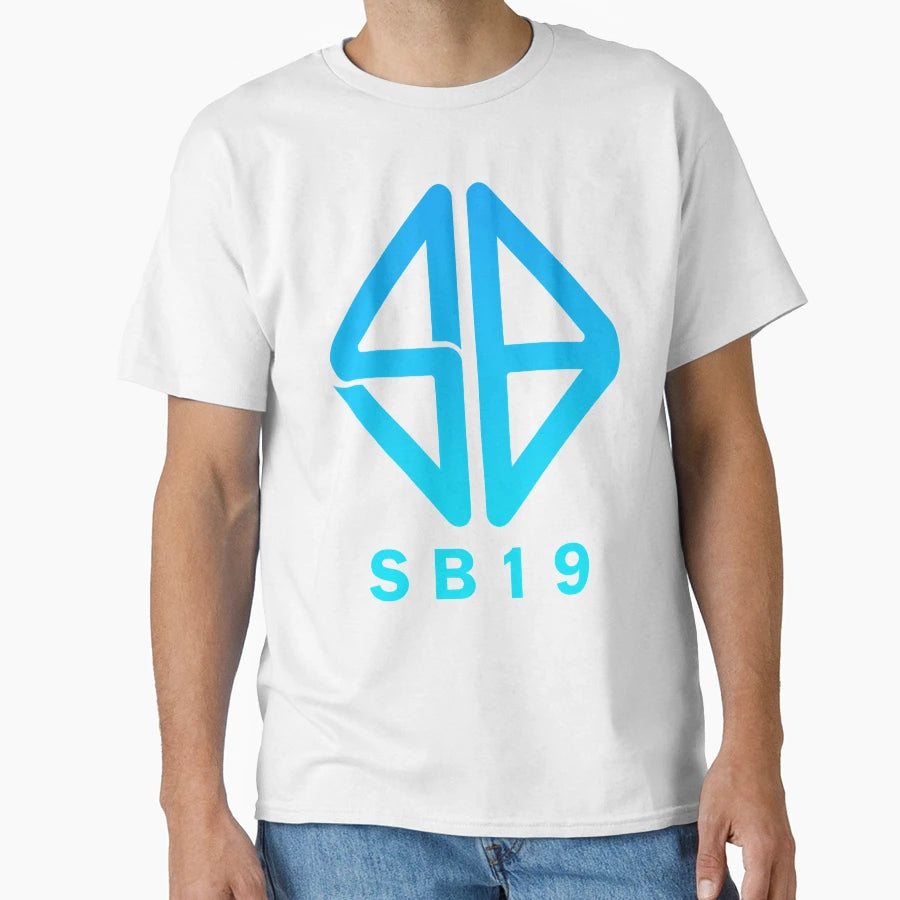 Sb19 Ppop Blue Logo T-Shirt - Aesthetic Graphic for Adults - T-Shirt, Sweatshirt, Hoodie