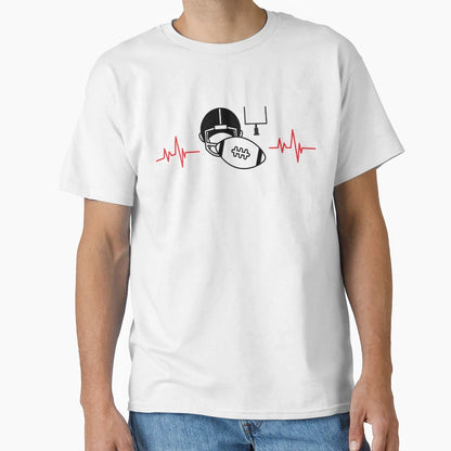 Ultimate Football Fan Pulse T-Shirt - Custom Art Print for Adults - T-Shirt, Sweatshirt, Hoodie