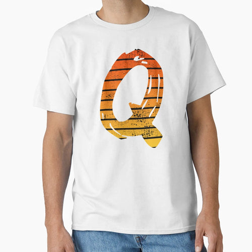 Letter Q Initials T-Shirt - Streetwear Style for Adults - T-Shirt, Sweatshirt, Hoodie
