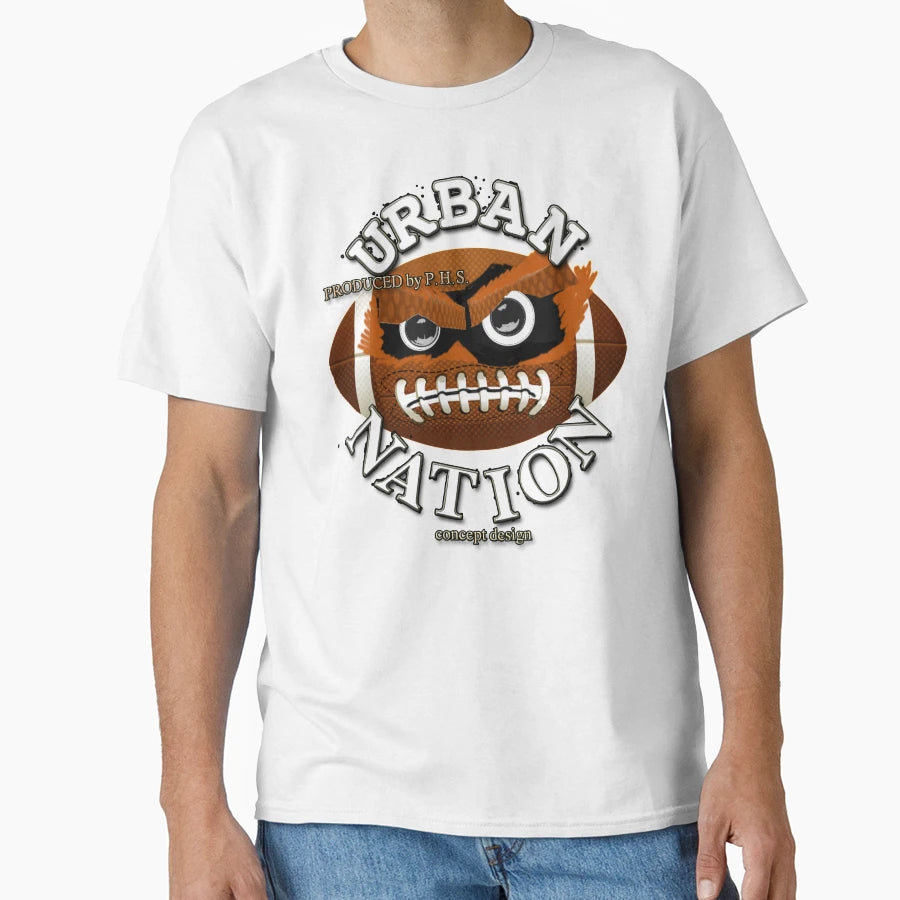 Monster American Football Character T-Shirt - Trendy Graphic Unisex - T-Shirt, Sweatshirt, Hoodie