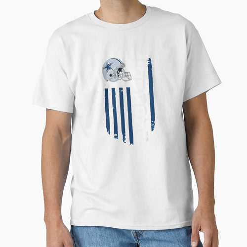 Dallas Fan Cow 4Th July America Flag T-Shirt - Aesthetic Graphic Unisex - T-Shirt, Sweatshirt, Hoodie