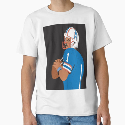 Great Quarterback Warren Moon T-Shirt - Graphic Print Unisex - T-Shirt, Sweatshirt, Hoodie