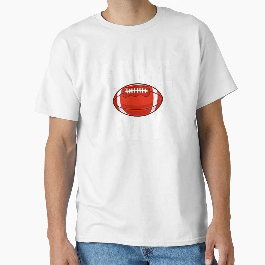 Game Day Football Bold Sports Fan T-Shirt - Casual Everyday Wear Unisex - T-Shirt, Sweatshirt, Hoodie