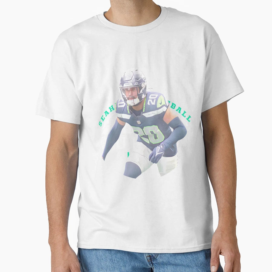 Julian Love Seattle Football Player T-Shirt - Minimalist Print Men Women - T-Shirt, Sweatshirt, Hoodie