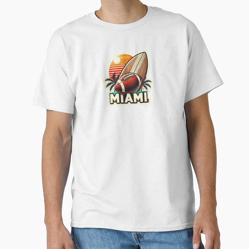 Miami Dolphins Vibes T-Shirt - Fun Novelty Design for Adults - T-Shirt, Sweatshirt, Hoodie