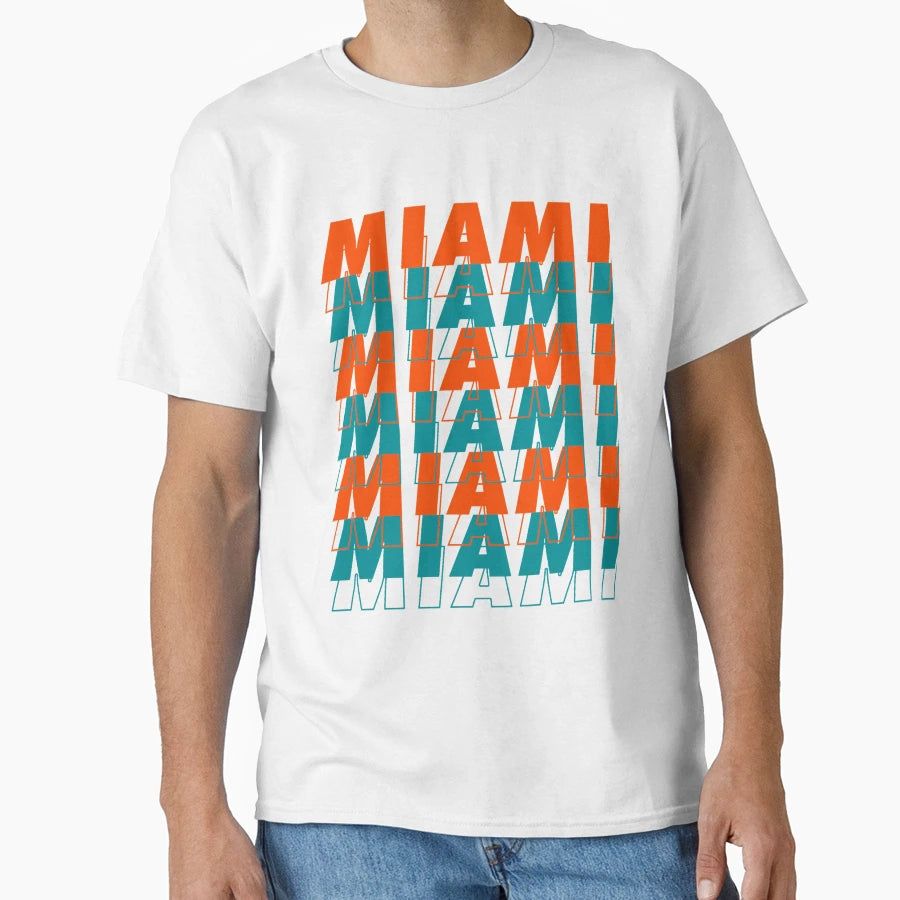 Miami T-Shirt - Unique Graphic for Adults - T-Shirt, Sweatshirt, Hoodie