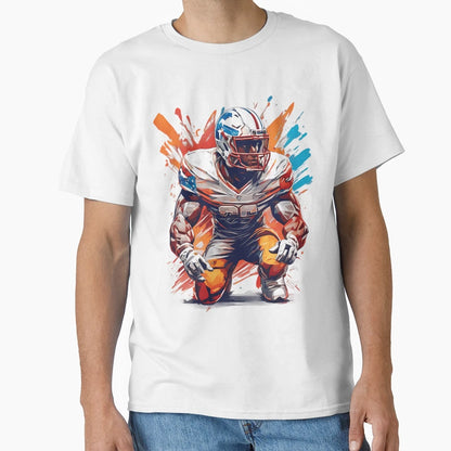 Red Zone American Football T-Shirt - Unique Graphic for Adults - T-Shirt, Sweatshirt, Hoodie
