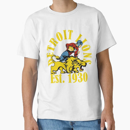 Football Detroit Lions T-Shirt - Aesthetic Graphic Men Women - T-Shirt, Sweatshirt, Hoodie