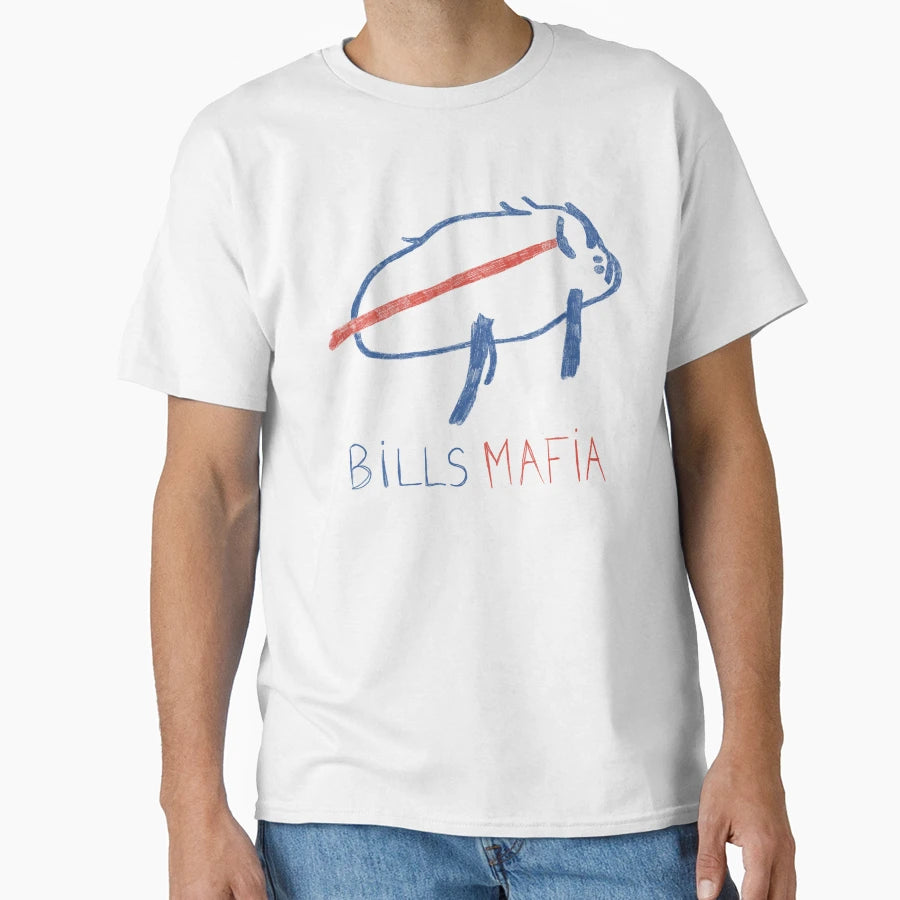 Bills Mafia Logo T-Shirt - Novelty Apparel Men Women - T-Shirt, Sweatshirt, Hoodie
