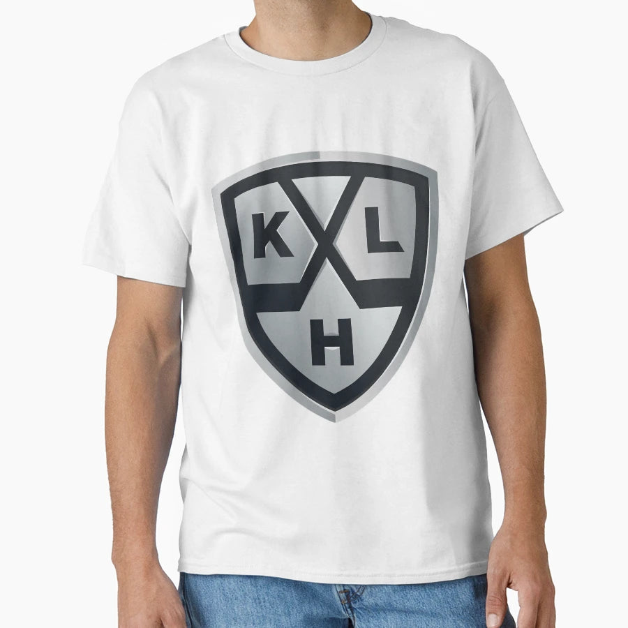 Khl Logo Shield Hockey T-Shirt - Novelty Apparel Men Women - T-Shirt, Sweatshirt, Hoodie