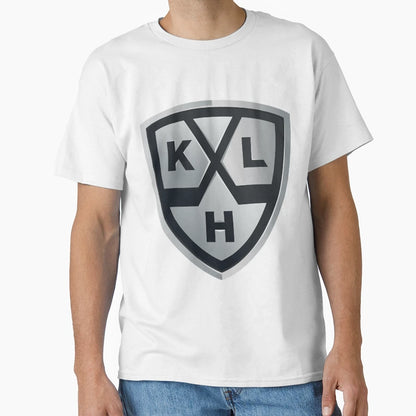 Khl Logo Shield Hockey T-Shirt - Novelty Apparel Men Women - T-Shirt, Sweatshirt, Hoodie