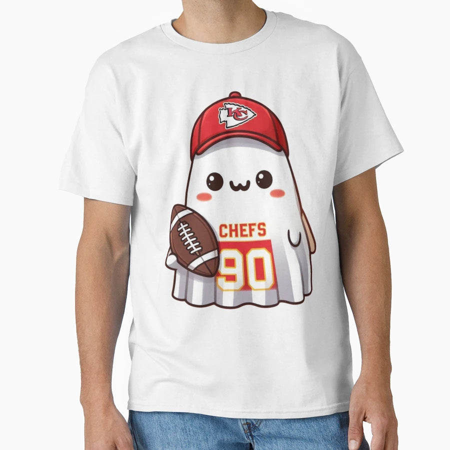 Kc Chief Halloween Ghost T-Shirt - Trendy Graphic Men Women - T-Shirt, Sweatshirt, Hoodie