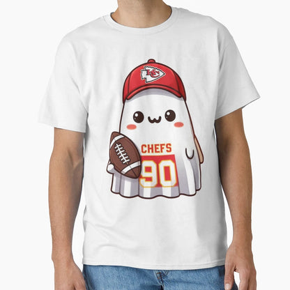 Kc Chief Halloween Ghost T-Shirt - Trendy Graphic Men Women - T-Shirt, Sweatshirt, Hoodie