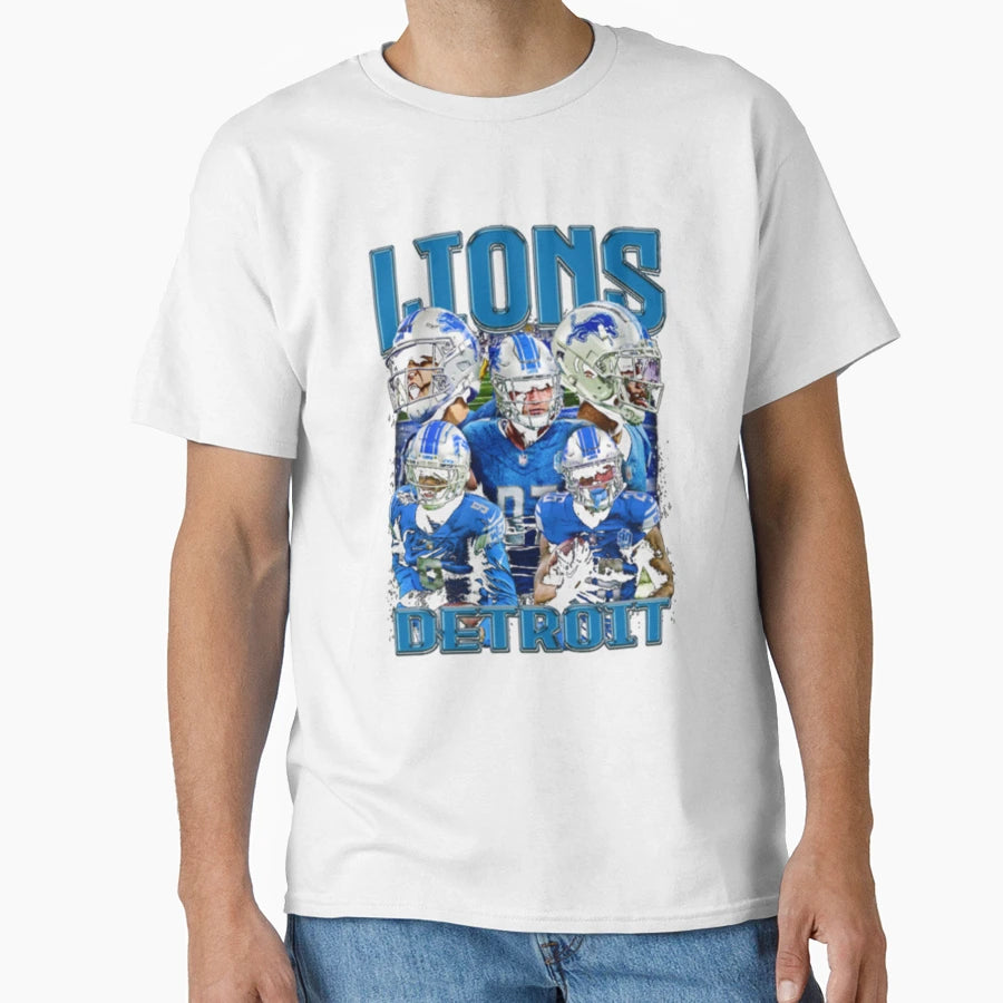 Detroit Lions T-Shirt - Graphic Print Men Women - T-Shirt, Sweatshirt, Hoodie