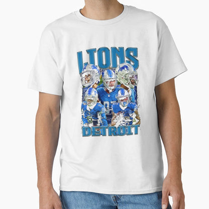 Detroit Lions T-Shirt - Graphic Print Men Women - T-Shirt, Sweatshirt, Hoodie
