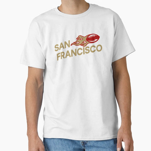 San Francisco Football Sf 49Ers San T-Shirt - Graphic Print Unisex - T-Shirt, Sweatshirt, Hoodie