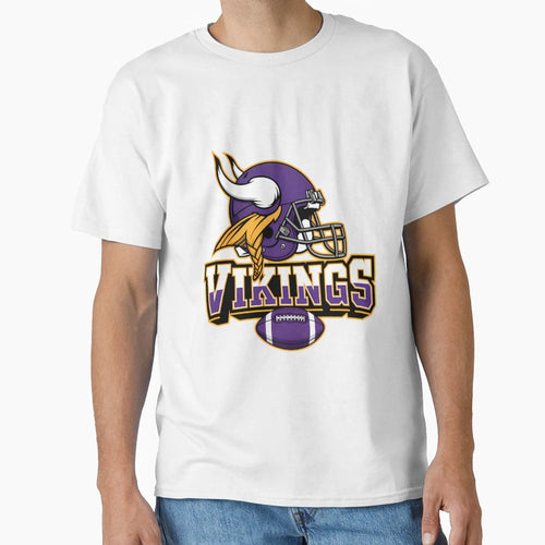 Minnesota Vikings Football T-Shirt - Novelty Apparel for Adults - T-Shirt, Sweatshirt, Hoodie