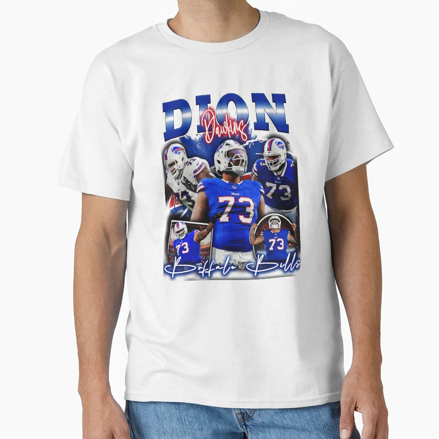 Dion Dawkins T-Shirt - Minimalist Print for Adults - T-Shirt, Sweatshirt, Hoodie