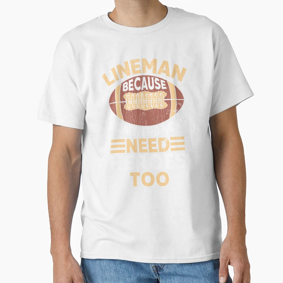 Football Player Lineman T-Shirt - Unique Graphic Unisex - T-Shirt, Sweatshirt, Hoodie