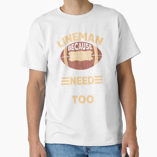 Football Player Lineman T-Shirt - Unique Graphic Unisex - T-Shirt, Sweatshirt, Hoodie