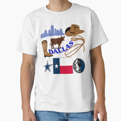 Dallas Tx Logo2 T-Shirt - Streetwear Style Unisex - T-Shirt, Sweatshirt, Hoodie