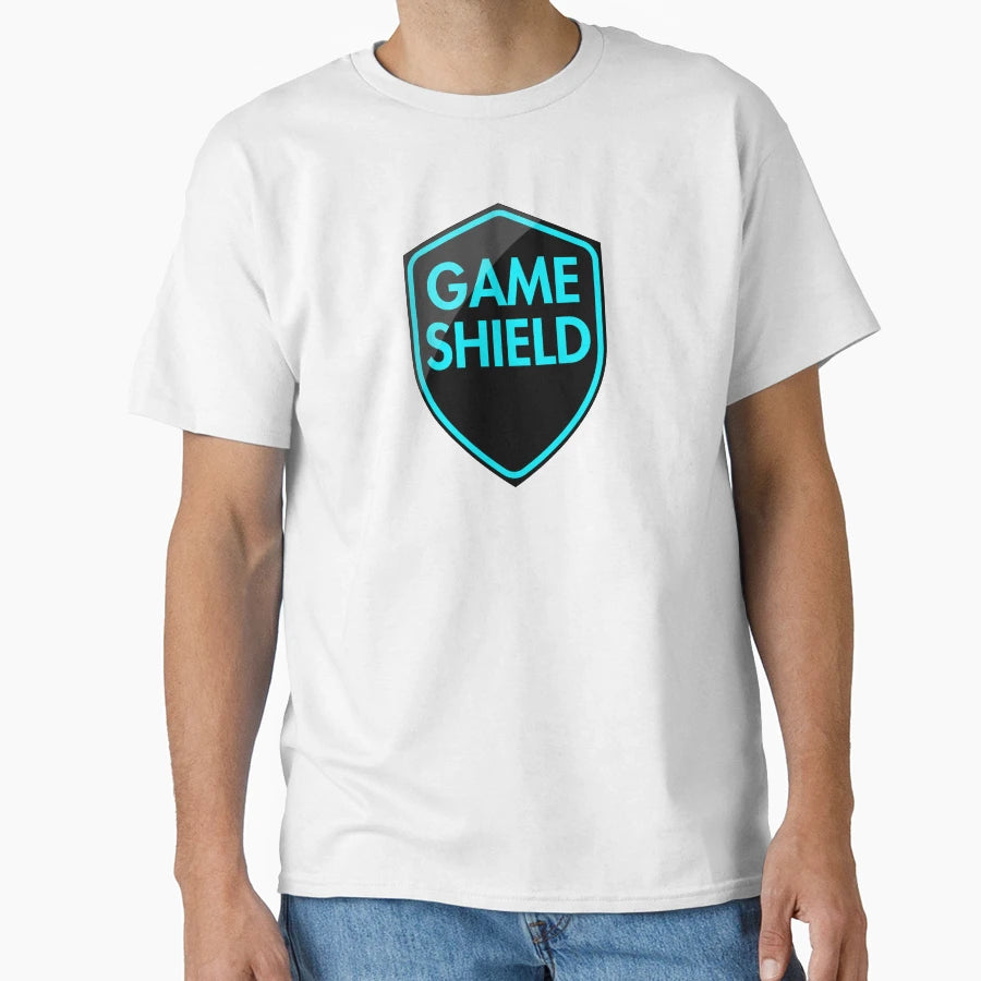 Game Shield Blue T-Shirt - Trendy Graphic Men Women - T-Shirt, Sweatshirt, Hoodie