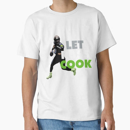 Let Russ Cook T-Shirt - Novelty Apparel Unisex - T-Shirt, Sweatshirt, Hoodie