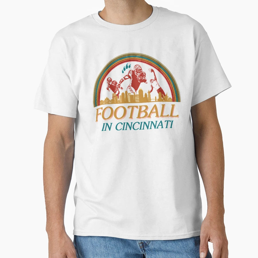 Football Cincinnati Sitcom T-Shirt - Fun Novelty Design for Adults - T-Shirt, Sweatshirt, Hoodie