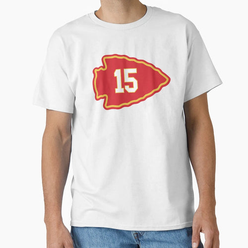 15 Mahomes Red T-Shirt - Novelty Apparel Men Women - T-Shirt, Sweatshirt, Hoodie