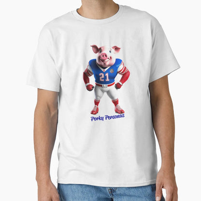 Porky Personas Funny Pig Characters T-Shirt - Fun Novelty Design Men Women - T-Shirt, Sweatshirt, Hoodie