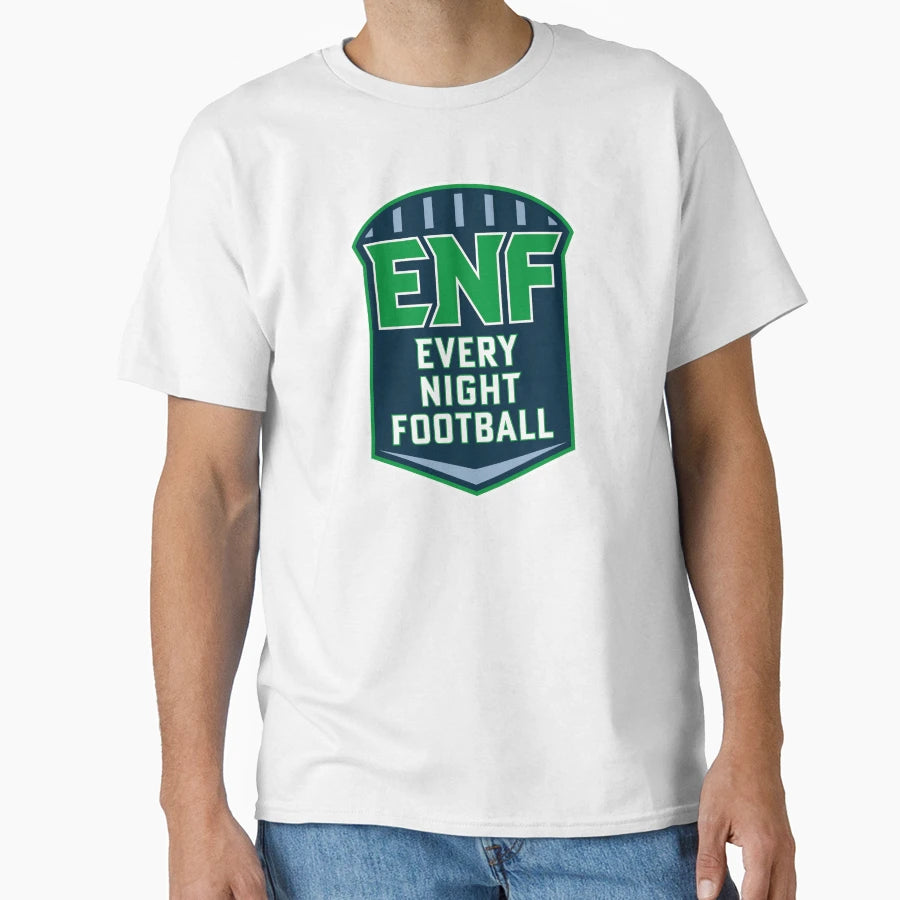 Every Night Football Full Badge Logo T-Shirt - Trendy Graphic Men Women - T-Shirt, Sweatshirt, Hoodie